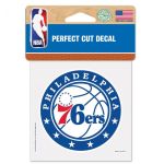 Philadelphia 76ers Perfect Cut Color Decal 4" x 4"