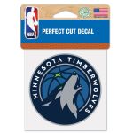Minnesota Timberwolves Perfect Cut Color Decal 4" X 4"