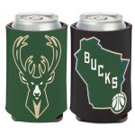 Milwaukee Bucks Two Color Can Cooler 12 Oz.
