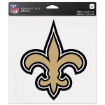 NEW ORLEANS SAINTS PERFECT CUT COLOR DECAL 8" X 8"