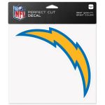 LOS ANGELES CHARGERS PERFECT CUT COLOR DECAL 8" X 8"