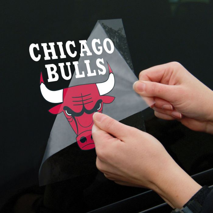 Chicago Bulls Perfect Cut Color Decal 8" x 8"