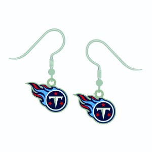Tennessee Titans Logo Dangler Earrings