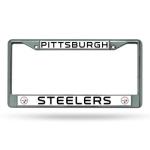 Pittsburgh Steelers Chrome License Plate Frame