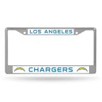 Los Angeles Chargers Chrome License Plate Frame