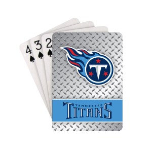 Tennessee Titans Playing Cards Diamond Plate