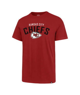 KC CHIEFS Red Outrush Super Rival Tee Front