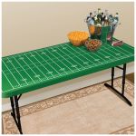 FOOTBALL FIELD TABLE COVER W/ ELASTIC EDGE