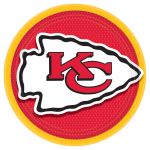 Kansas City Chiefs 9" Round Plates
