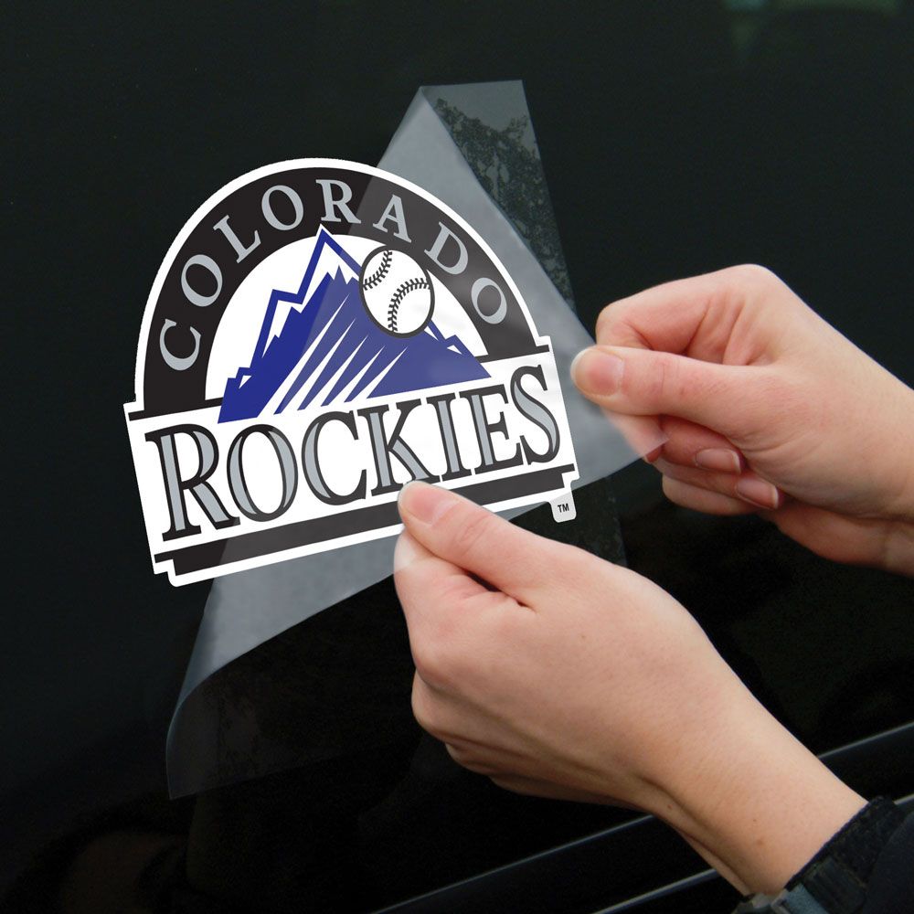 Colorado Rockies Perfect Cut Color Decal 8" X 8"