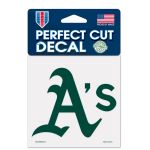 Oakland A's Perfect Cut Color Decal 4" X 4"