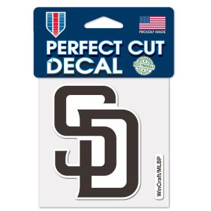 San Diego Padres Perfect Cut Color Decal 4" X 4"