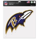 Baltimore Ravens Perfect Cut Color Decal 12" X 12"