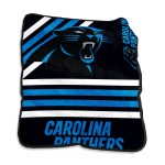Carolina Panthers Raschel Throw