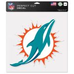 Miami Dolphins Perfect Cut Color Decal 12" X 12"