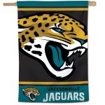 Jacksonville Jaguars MEGA LOGO Vertical Flag 28" x 40"