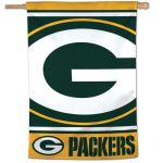 Green Bay Packers MEGA LOGO Vertical Flag 28" x 40"