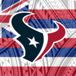 Houston Texans Tribal Hawaiian Flag