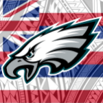 Philadelphia Eagles Tribal Hawaiian Flag