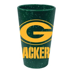 Green Bay Packers Green Speckle 16oz Silicone Pint