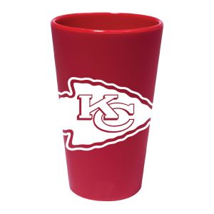 Kansas City Chiefs Red 16oz Silicone Pint