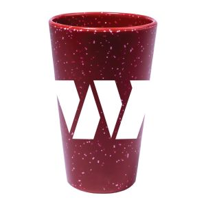 Washington Commanders Red Speckle 16oz Silicone Pint