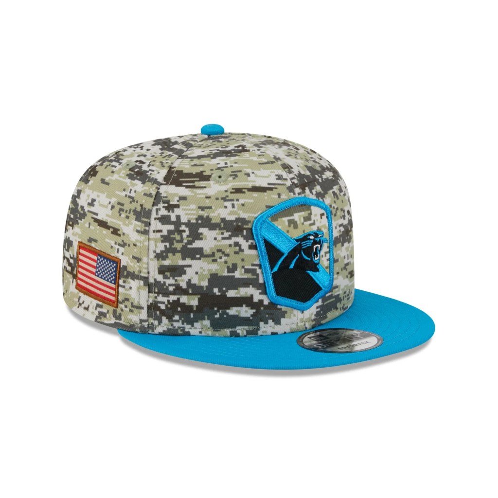 Carolina Panthers NFL 950 2023 Salute To Service Hats
