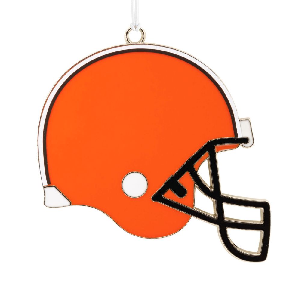 Cleveland Browns Football Metal Helmet Ornament