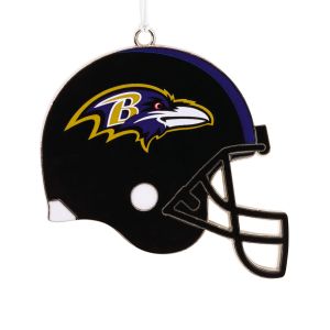 Baltimore Ravens Football Metal Helmet Ornament