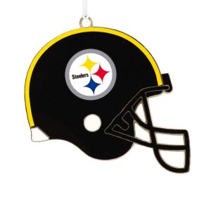 Pittsburgh Steelers Football Metal Helmet Ornament