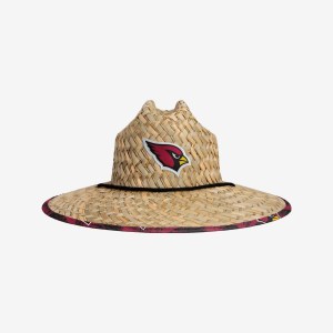 Arizona Cardinals Floral Straw Hat
