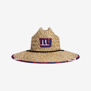 New York Giants Floral Straw Hat
