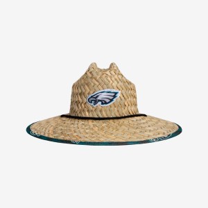 Philadelphia Eagles Floral Straw Hat