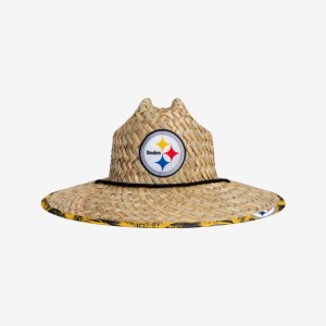 Pittsburgh Steelers Floral Straw Hat