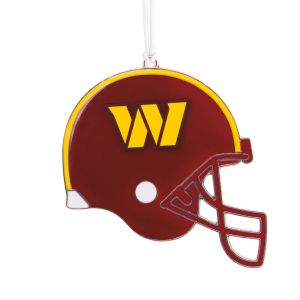 Washington Commanders Football Metal Helmet Ornament