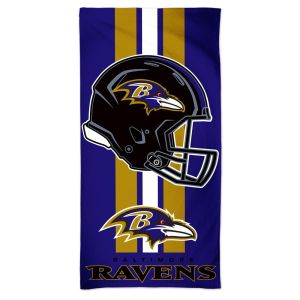 NFL Baltimore Ravens Fiber 30x60 Beach Towel