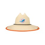 Miami Dolphins Solid Straw Hat