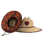 Chicago Bears Floral Straw Hat