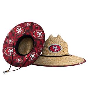 San Francisco 49ers Floral Straw Hat