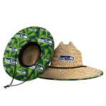 Seattle Seahawks Floral Straw Hat