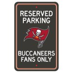 Tampa Bay Buccaneers Reserved Parking Sign