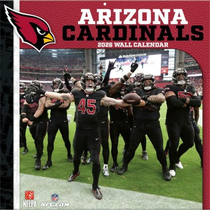 NFL Arizona Cardinals 2026 Wall Calendar