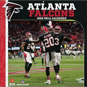 NFL Atlanta Falcons 2026 Wall Calendar