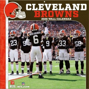 NFL Cleveland Browns 2026 Wall Calendar