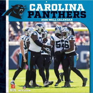 NFL Carolina Panthers 2026 Wall Calendar