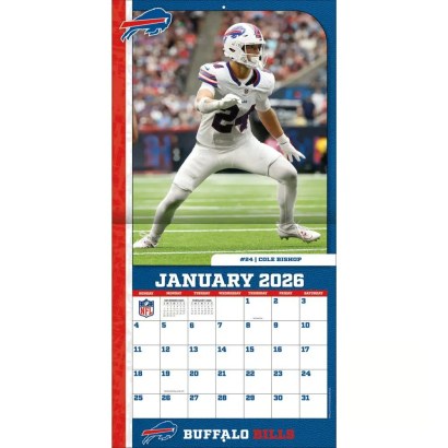 NFL Buffalo Bills 2026 Wall Calendar