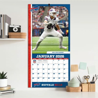 NFL Buffalo Bills 2026 Wall Calendar