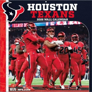 NFL Houston Texans 2026 Wall Calendar
