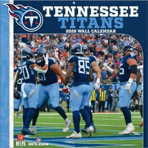 NFL Tennessee Titans 2026 Wall Calendar