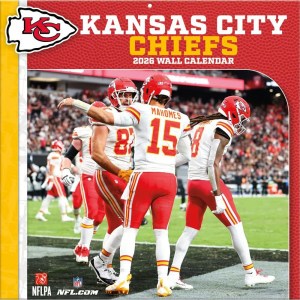 NFL Kansas City Chiefs 2026 Wall Calendar